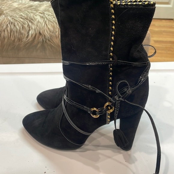 Marc Jacobs Black Suede Boots - Picture 5 of 13
